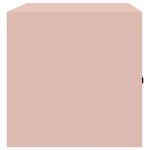 vidaXL Armoire de rangement Rose 90 x 40 x 40 cm Acier