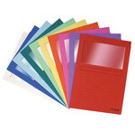 Paquet 50 chemises à fenetre Forever® - 22x31cm Couleurs assorties x 8 EXACOMPTA
