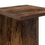 vidaXL Support de Plante 2 pièces Chêne fumé 25 x 25 5 x 60 5 cm