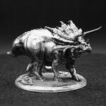 Pièce de monnaie en Argent g 93.3 (3 oz) Millésime  TRICERATOPS