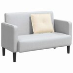 vidaXL Coussin de Dos Crème 60 x 50 cm Tissu en velours côtelé