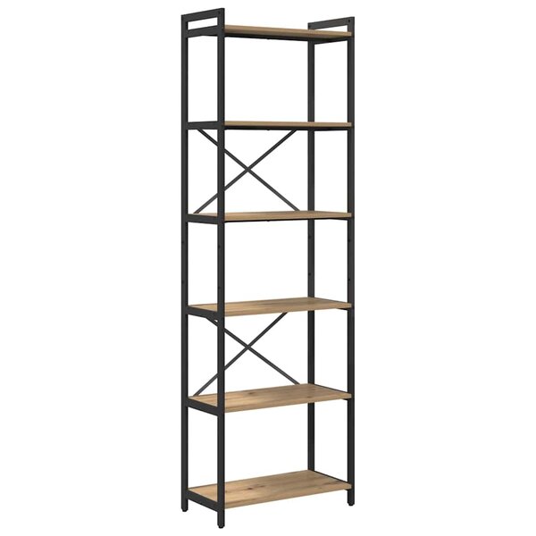 vidaXL Étagère Chêne artisanal 40 x 30 x 85 cm Bois d'ingénierie