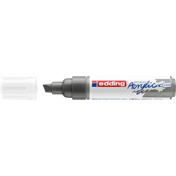 Marqueur acrylique large 5000 anthracite 5-10 mm EDDING