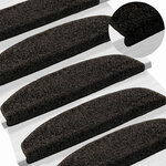 vidaXL Tapis d'escalier auto-adhésifs 15 pc 80 x 24 5 x 3 5 cm