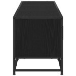 vidaXL Meuble TV Chêne noir 210 x 35 x 41 cm Bois d'ingénierie