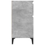 vidaXL Tables de chevet 2 Pièces gris béton 40x35x70 cm