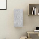 vidaXL Meuble TV Gris béton 30 5x30x60 cm Bois d’ingénierie