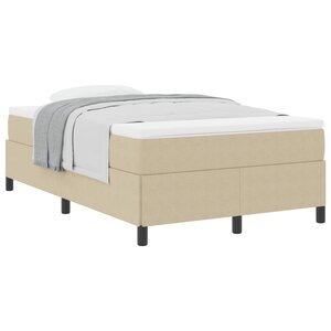 vidaXL Lit à lattes Vert gris 120 x 190 cm Tissu en velours côtelé
