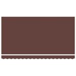 vidaXL Toile de rechange pour store banne 4x2 m Marron Polyester