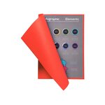 Paquet De 100 Chemises Flash 220 100  Recyclé - 24x32cm - Rouge - X 5 - Exacompta