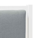 vidaXL Tête de lit Autre Blanc 90 cm Bois massif en pin