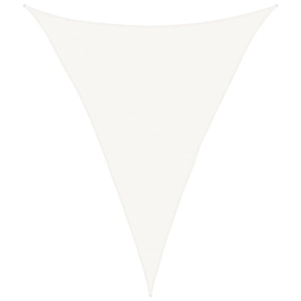 vidaXL Voile d'ombrage 160 g/m² Blanc 5x7x7 m PEHD