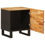 vidaXL Cabinet de chevet Marron 40 x 33 x 46 cm Bois de mangue massif