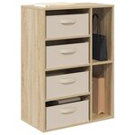 vidaXL Buffet Chêne Sonoma 60 x 33 5 x 84 cm