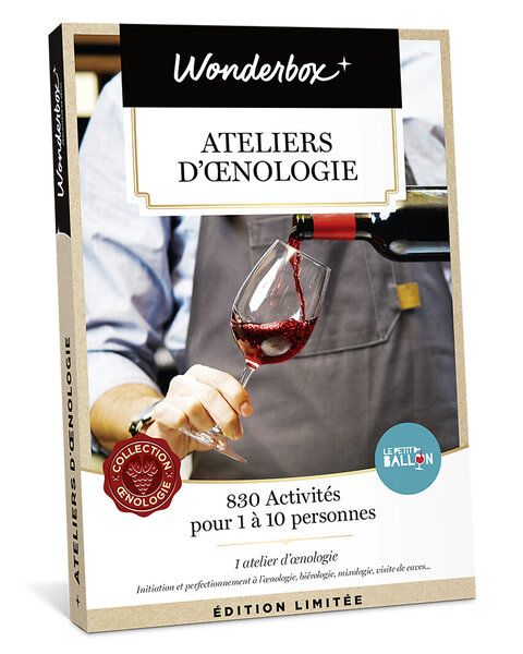 Coffret cadeau - WONDERBOX - Ateliers d'œnologie