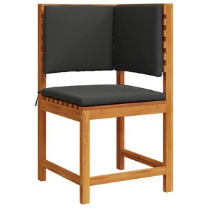 vidaXL Chaise de jardin Marron 50 x 50 x 91cm Bois d'acacia massif