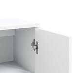 vidaXL Buffets 3 Pièces blanc 60x31x84 cm bois d'ingénierie