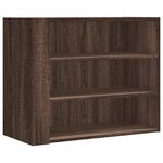 vidaXL Armoire murale chêne marron 75x35x60 cm bois d'ingénierie