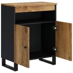 vidaXL Buffet avec 2 portes 60x33x75 cm bois massif de manguier