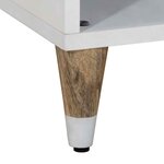 vidaXL Meuble TV 80x31 5x46 cm bois massif de manguier