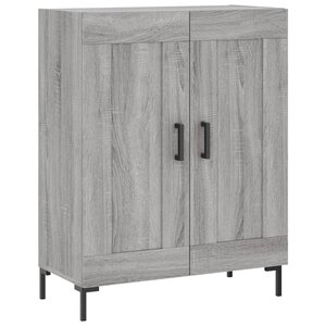 vidaXL Buffet sonoma gris 69 5x34x90 cm bois d'ingénierie