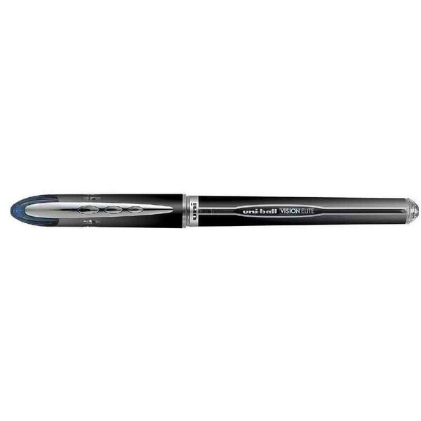 Roller encre liquide Vision Elite UB205 pointe fine 0,5mm bleu nuit x 12 UNI-BALL