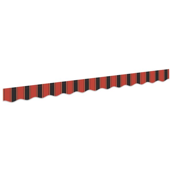 vidaXL Valance d'Auvent pour Cadre de 3 5 m Multicolore 3 3x0 2 m