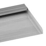 vidaXL Déversoir pour cascade avec LED RVB Inox 60 cm