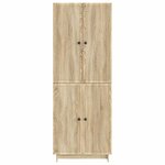 vidaXL Ensemble de Meubles 2 Pièces Chêne Sonoma 66 x 34 5 x 90 cm