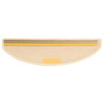 vidaXL Tapis d'escalier autocollants aspect sisal 15 Pièces 65x21x4 cm