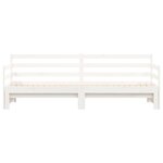 vidaXL Lit de jour et lit gigogne sans matelas 90x190 cm bois massif