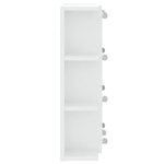 vidaXL Armoire à miroir avec LED Blanc 70x16 5x60 cm