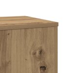 vidaXL Support pour plantes 33x33x100 cm bois d'ingénierie