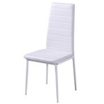 vidaXL Ensemble de table à manger cinq pièces noir et blanc