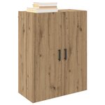 vidaXL Armoire Murale 2 Pièces Chêne artisanal 69 5 x 34 x 90 cm