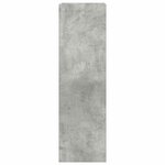 vidaXL Support de Plante Gris béton 30 x 30 x 100 cm Bois d'ingénierie