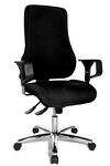 Fauteuil de bureau 'Sitness 55', noir TOPSTAR
