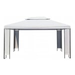 Vidaxl tonnelle avec cadre en acier 3x4m