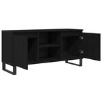 vidaXL Meuble TV Chêne noir 104 x 35 x 50 cm Bois d'ingénierie