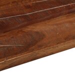vidaXL Dessus de table 100x80x2 5cm rectangulaire bois massif récupéré