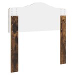 vidaXL Tête de lit Chêne fumé 80 cm Bois d'ingénierie