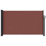 vidaXL Auvent latéral rétractable marron 117x300 cm