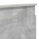 vidaXL Tête de lit Gris béton 180 cm Bois d'ingénierie