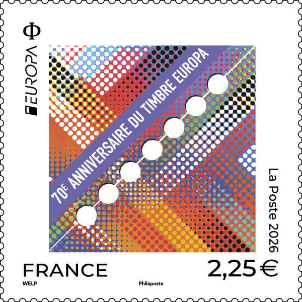 Timbre - Europa - 70ème anniversaire du Timbre Europa - Lettre Internationale