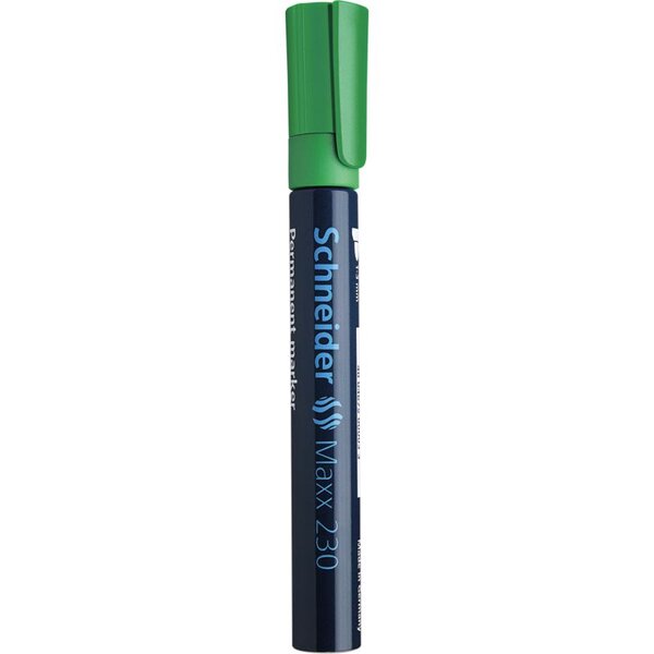Marqueur permanent Aluminium Maxx 230 Pte Ogive 1-3 mm vert SCHNEIDER