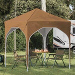 vidaXL Tente de fête pop-up 194 x 194 x 245 cm Beige
