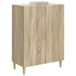 vidaXL Buffet Chêne Sonoma 66 x 34 5 x 90 cm Bois d'ingénierie