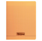 Cahier piqué POLYPRO 24x32 cm 48p séyès 90g Orange CALLIGRAPHE