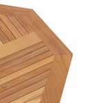 vidaXL Table pliable de jardin 110x110x75 cm bois massif de teck