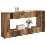 vidaXL Table console Bois ancien 155 x 29 x 74 cm Bois d’ingénierie